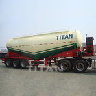 3 axle 48CBM dry powder bulk cement material tanker semi truck trailer supplier