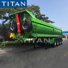 4 axle u shape 50t 60 ton 20  30 cubic tipper trailer dump semi trailer supplier