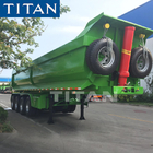 4 axle u shape 50t 60 ton 20  30 cubic tipper trailer dump semi trailer supplier