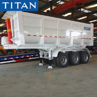 50/60 ton 3 axle u shape 20 /30 cubic tipper trailer dump semi trailer supplier