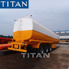3 axles 42000/45000liter capacity fuel tanker Aluminum tank trailers supplier