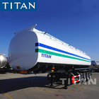tri-axle diesel fuel trailer carbon steel 40,000/42000 liters fuel tank trailer supplier