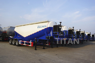 TITAN 30CBM~42CBM 3 axles flour tanker trailer Cement Tanker Trailer supplier