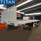 TITAN cargo/container 4 axle flatbed semi trailer with air suspension supplier