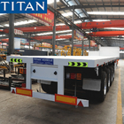 TITAN cargo/container 4 axle flatbed semi trailer with air suspension supplier