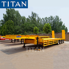 TITAN 120t Detachable Gooseneck Deck Semitrailer Goose Neck Trailer supplier