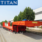 TITAN 5 axles lowbed trailer heavy duty equipment low bed semi trailer supplier