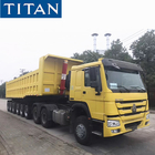 TITAN 6 Axles Heavy Duty Dump Trailer Tipper Dumper Semi Trailer for sale supplier