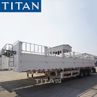 TITAN Stake Semi Trailer Side Loading Animals Transport Cage Semi Trailer supplier
