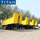 TITAN 3 Axles 35cbm Self Dumping Trailer 60 Tons Tipper Semi Trailer supplier
