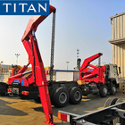 TITAN side loader trailer 20ft container hammar lift trailer truck for sale supplier