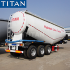 TITAN 3 axles cement bulker lime powder tanker truck semi trailer for sale supplier