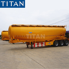 TITAN low price 3 axles cement bulker lime powder tanker truck semi trailer supplier