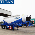TITAN 3 axles cement bulker V type silobas cement powder tankers for sale supplier