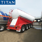 TITAN 4 axles powder tanker trailer cement transport vehicle supplier