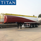 40000 liters 45000 liters fuel tanker trailer with single tire for sale supplier