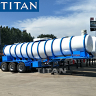TITAN 3 axles chemical transport sulfuric acid tanker semi trailer for sale supplier