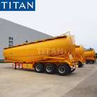 TITAN 33/35cbm pneumatic sand bulk cement silobas tanker trailer supplier