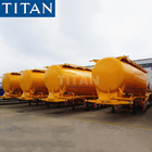 TITAN 33/35cbm pneumatic sand bulk cement silobas tanker trailer supplier