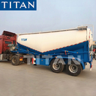 TITAN tri axle 30/35cbm cement bulker transporters pneumatic sand trailer supplier