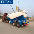 TITAN tri axle 30/35cbm cement bulker transporters pneumatic sand trailer supplier
