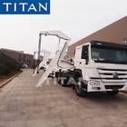 TITAN 37/45 ton 40ft triple axle side loading container trailer supplier
