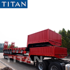 TITAN 5 axle heavy  duty transport lowbed semi trailer for Ghana supplier