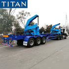 TITAN 40ft sidelifter container side loader unloading trailer supplier