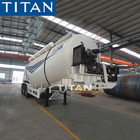 TITAN 32/35 cbm fly ash cement powder tanker tankers for sale supplier