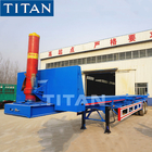 2 axle 40ft container tipping chassis semi trailer-TITAN Vehicle supplier