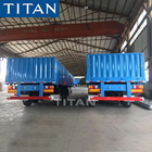 High Drop Side Wall Board Semi Trailer for Container or Cargo supplier