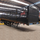 50/60 ton drop sided cargo livestock fence semi trailer for sale supplier