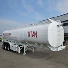 45000 Liters Stainless Steel Fuel Tanker Truck Trailer for Senegal supplier
