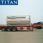 Spring Suspension 40 Feet Gooseneck Container Trailer Chassis supplier