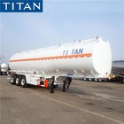 Tri Axle 40000 Liters Fuel Transport Oil Tanker Truck Trailer supplier