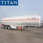 Tri Axles 40000L Stainless Steel Petrol Fuel Tanker Semi Trailer supplier