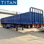 3 Axle Sidewall Tractor Semi Trailer With Removable Side Wall for Sale supplier