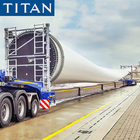 Extendable Trailer 58M Wind Blade Turbine Transport 4 Axle Telescopic Trailer supplier