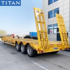 3 Axle Low Bed Truck 50 Tons Low Loader Trailers for Sale in Nigeria supplier