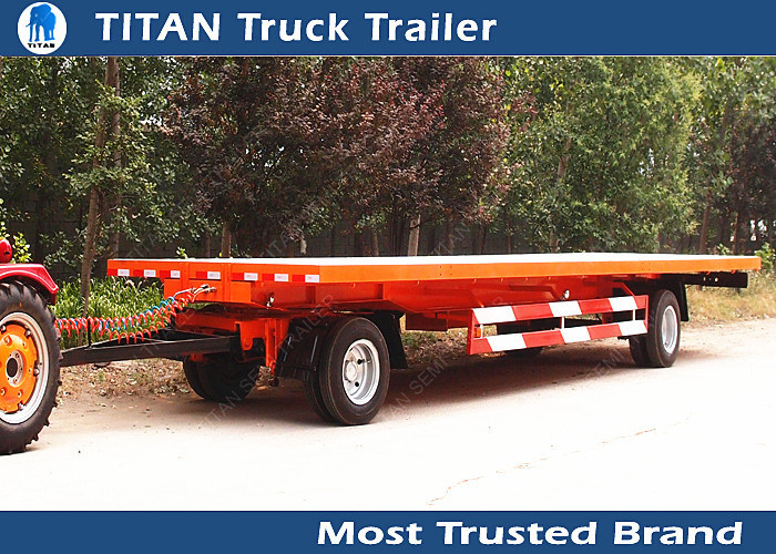 Single / double axles pintle hitch trailers with front board