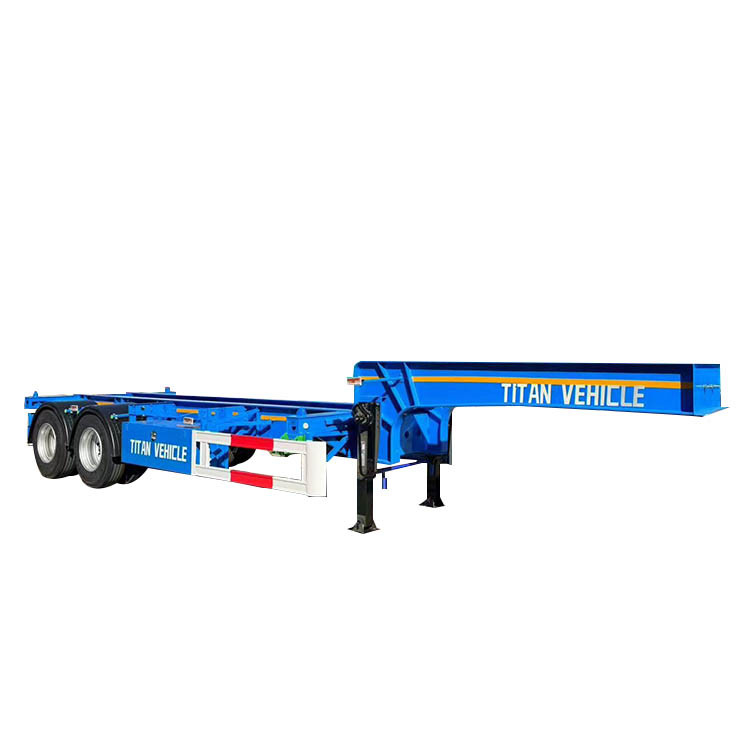 TITAN 20ft 40ft Shipping Container Trailer Container Chassis Trailer Skeletal Semi Trailer for Sale supplier