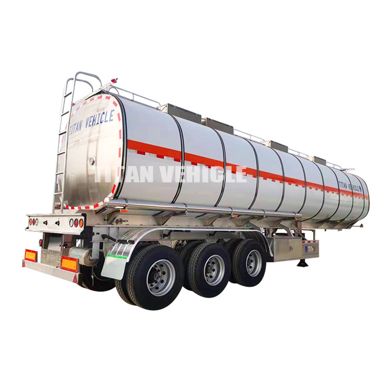 40000 Liters/45000L Aluminum Alloy Oil Diesel Fuel Tanker Trailer Fuel Tank Semi Trailer supplier