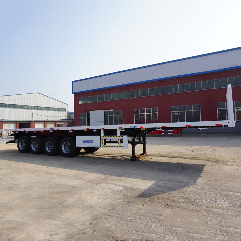 China 40 Feet Flatbed Trailer Manufacturers and Factory 