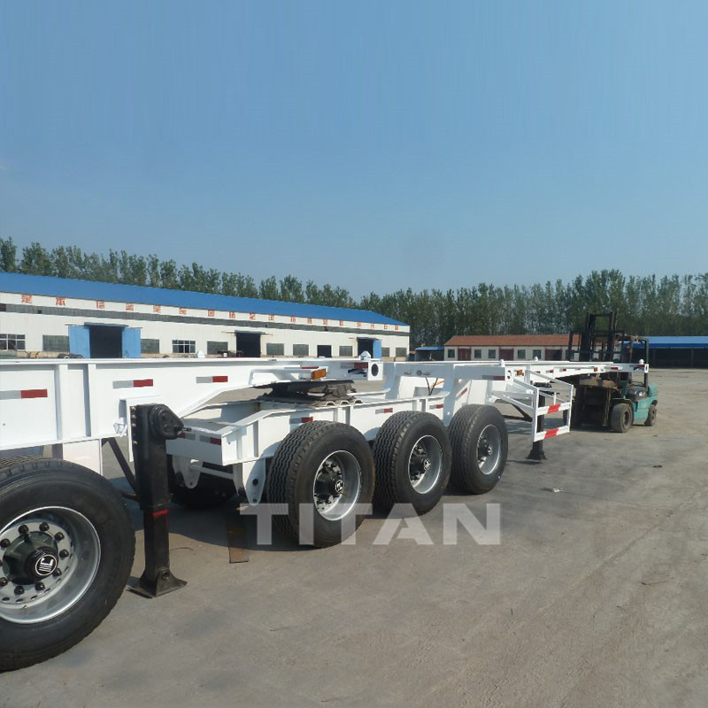 TITAN super interlink skeleton chassis trailer tian semi trqiler supplier