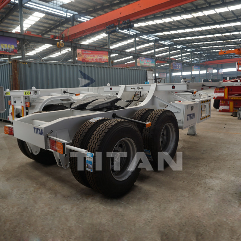 TITAN tandem supelink sketal trailer titan drawbar supeilink truck supplier