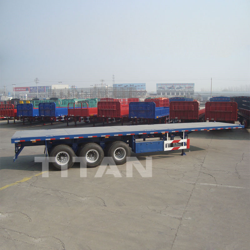 heavy duty flatbed trailers price container semitrailer container transportation trailer for sale supplier