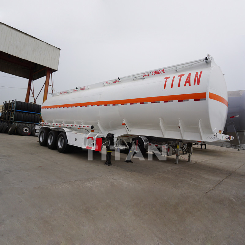 tri-axle gasoline transport fuel tanker truck trailer 44,000 liters supplier