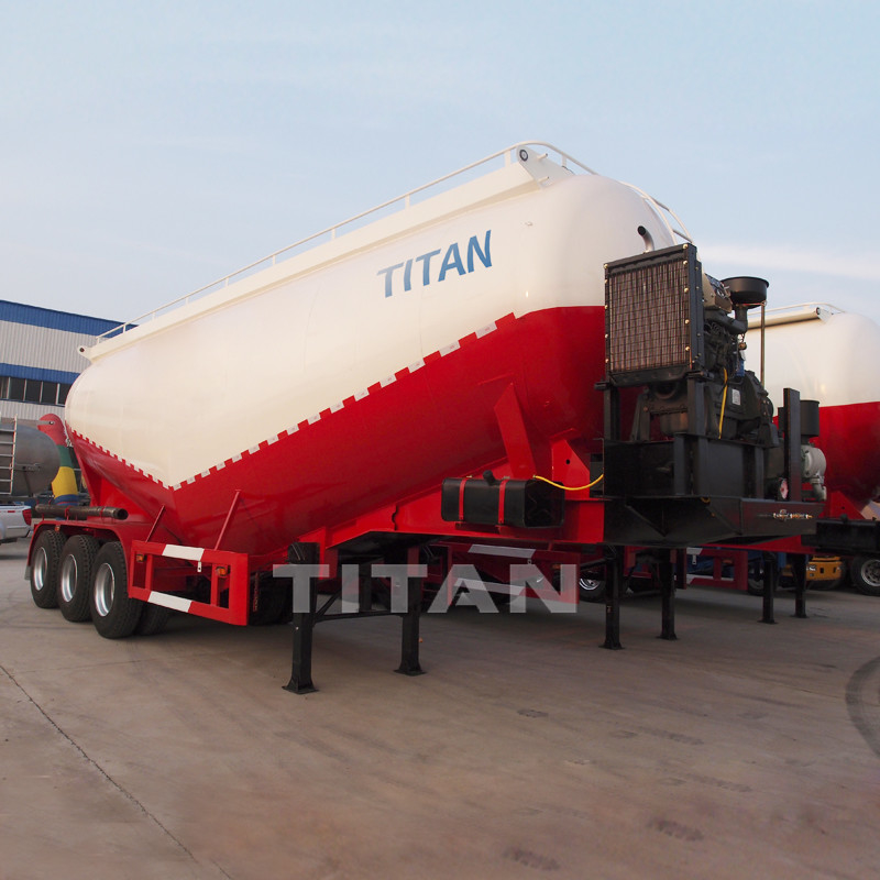 bulk cement containers bulk cement haulers TITAN high quality bulk cement trailers for sale supplier
