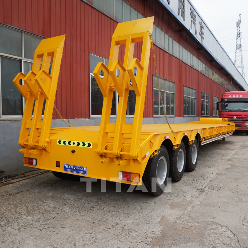 TITAN 3 essieux 60 tonnes semi-remorque lourde en haute qualité à vendre supplier