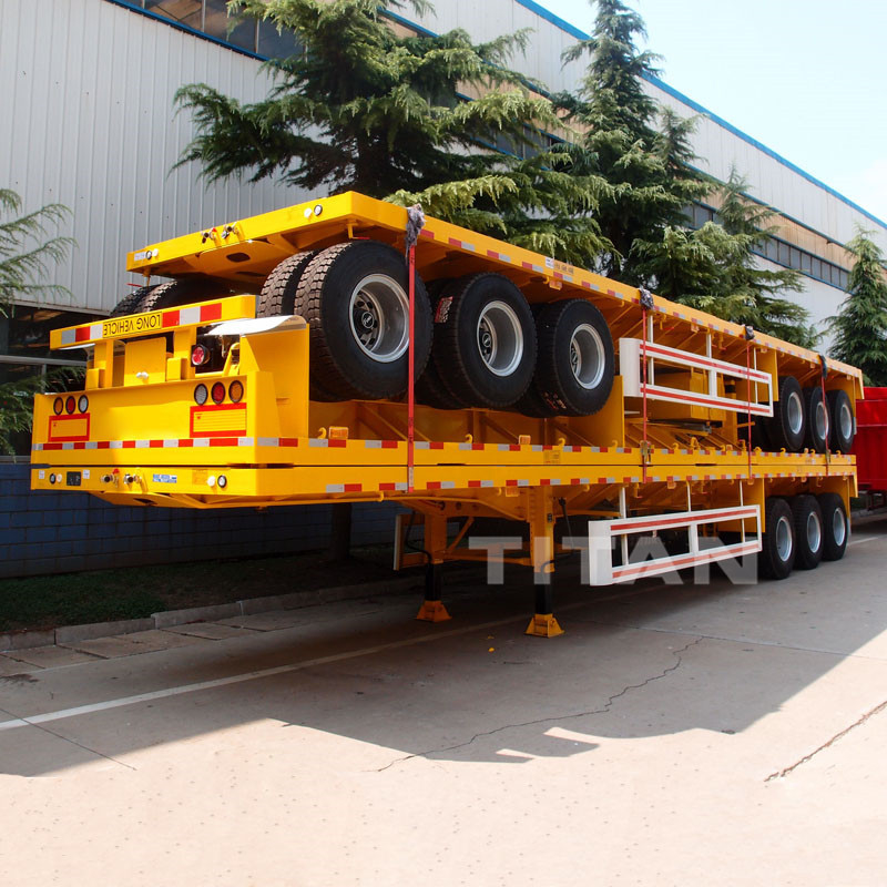 TITAN 3 essieux 40 pied semi-remorque porte conteneur en haute qualité supplier